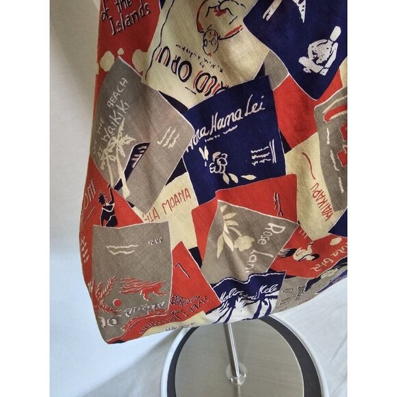 Womens Hawaii Print Shoulder Bag Purse Handmade Lightweight - Picture 8 of 9